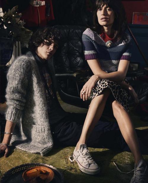 Artist in Residence: Сабрина иоффреда и фионнан берни - перкинс в фотосессии Дэвида Бартона для Elle US March 2016. 09