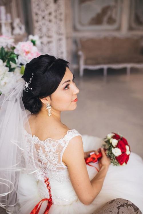 Свадебный образ: прическа макияж. 08