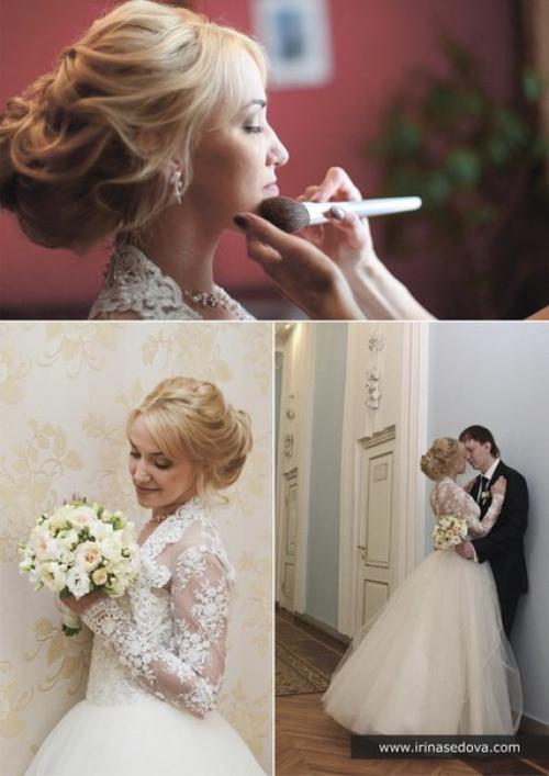 Свадебный образ.  Выполняется в день свадьбы. 03