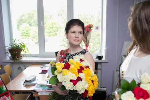 Еще одна моя очаровательная выпускница этого года образ 50-х годов. 02