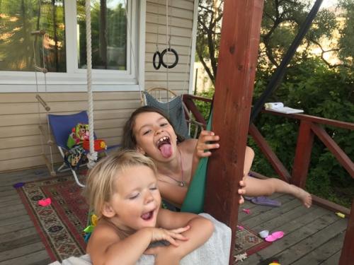 Модель - я. образ и причёска от варвары и ее подруги Ани. 02