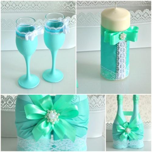 Золотая свадьба по мотивам большого фильма Завтрак у Тиффани поистине изысканное, элегантное и тонко со новым вкусом оформленное торжество. 01