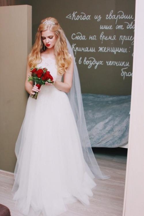 Свадебный макияж. Свадебная причёска. 05