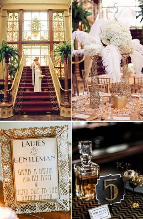 Стиль гетсби.  Это стиль арт - декор 20-х годов. 05