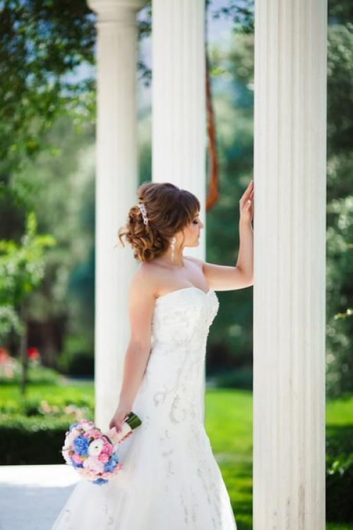 Трижды в 2014 я собирала невесту юлю для свадебной фотосессии. 02