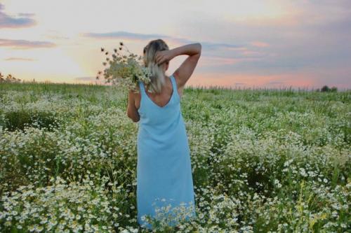 Наконец - то и у меня есть фотки в ромашках. 01