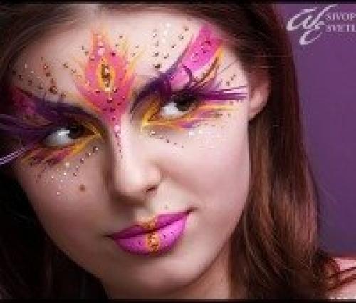 Девушка - фламинго.  В нашем фотоцикле Птицы в Большом Городе предстанет гламурной красавицей. 08