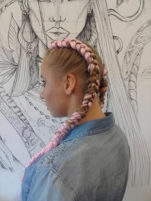 Тольятти. Цветные косы с канекалоном хит этого лета? 02