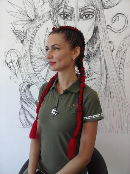 Тольятти. Цветные косы с канекалоном хит этого лета? 07