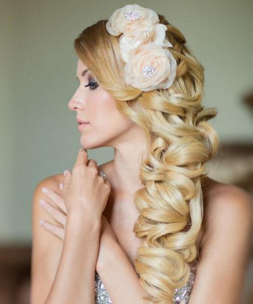 Свадебные прически с косами. 03