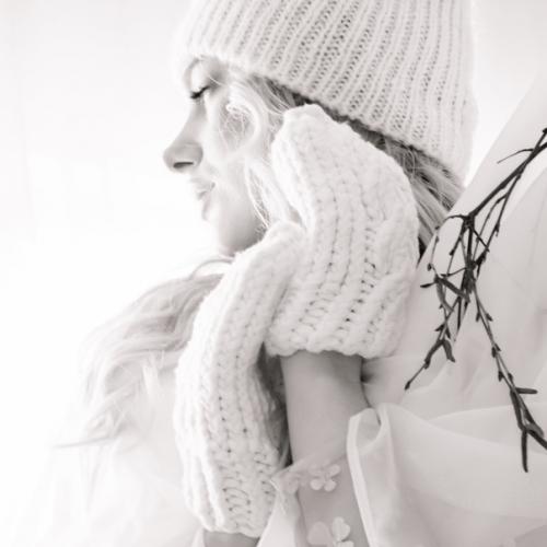 Мы создаём загадочный нежный зимний образ. 01