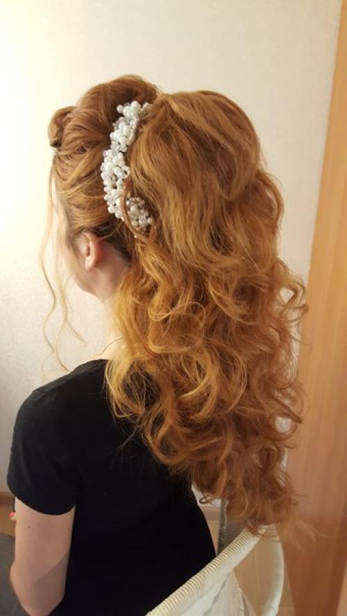 Объемный хвост для Ксюшеньки без накладных волос. 01