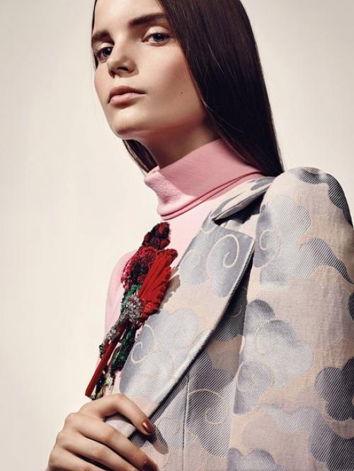 Beyond Retro: Мишель ван байнен в фотосессии Грегори Харриса для Vogue China October 2015. 05