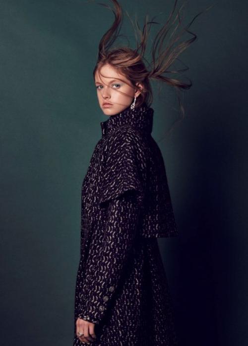 Fashion Is Instant Language: эйвери бланшар в фотосессии Вальтера чина для Glass Magazine Winter 2015. 03