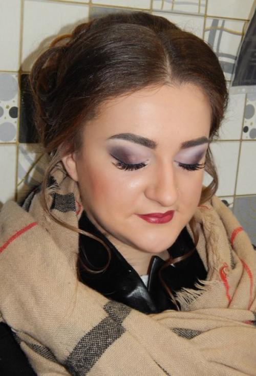 Макияж и прическа для моей любимой постоянной клиентки - Анастасии. 06