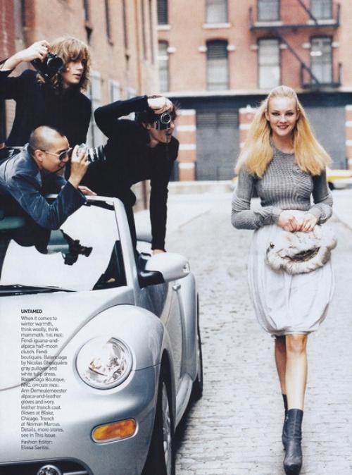 Play Rough. Американский Vogue, октябрь 2004 года. 01