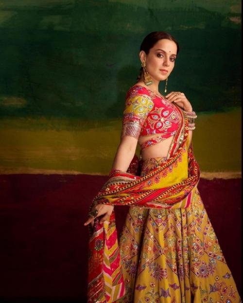 Новое. Кангана ранаут в образе от стилиста - сукрити Гровер, ассистенты Вани гупта, байшали баруа. 02