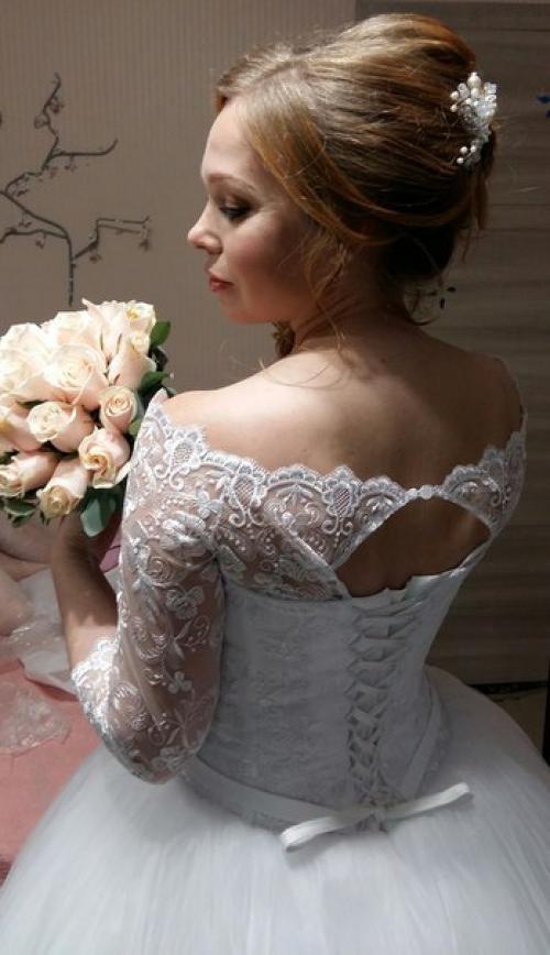 Свадебный сертификат!  Проба в салоне прическа и макияж, прическа и макияж в день торжества, выезд бесплатно! 02