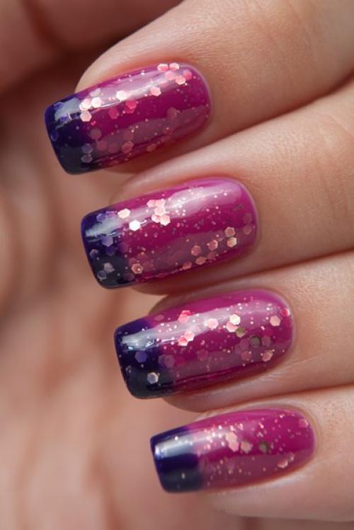 Новогодний маникюр 2016 на год огненной обезьяны. 05