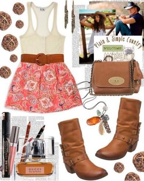 Стиль кантри. Рыжий закат. 06 Стиль кантри. Рыжий закат. 06