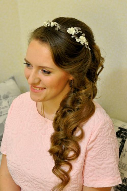 Пробная прическа юли и макияж для невесты. 02