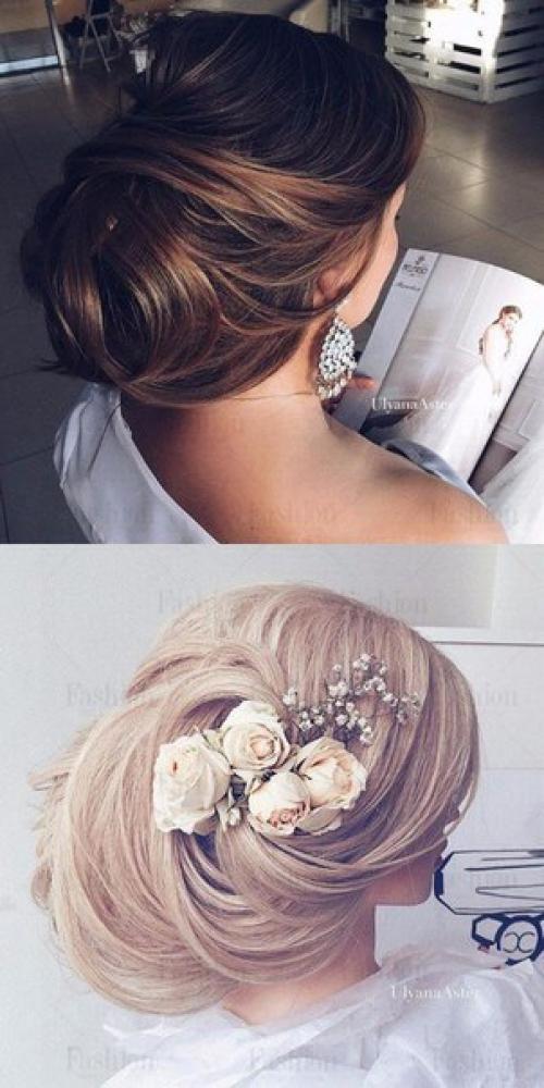 Свадебная, вечерная прическа, укладка различной сложности. 01