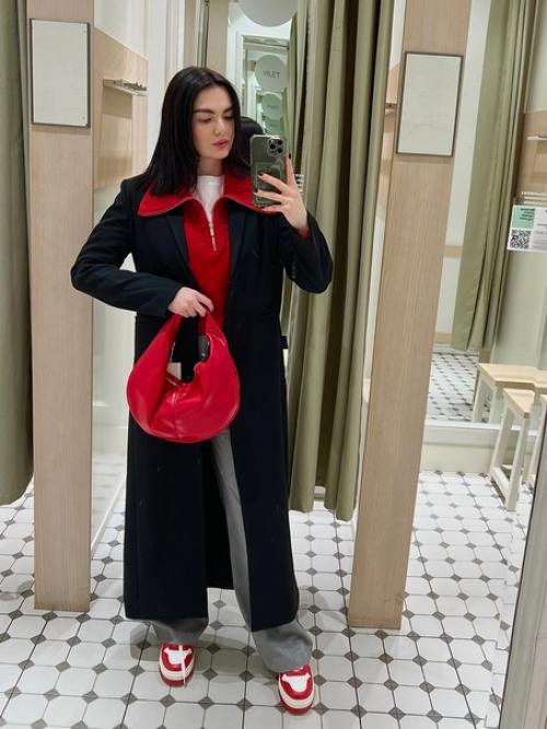 Сочетание серого с красным/ бордовым теперь одно из моих любимых! 02