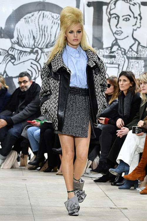 Неделя моды в Париже: Елена перминова, Кайя Гербер, эль фаннинг, джорджия Мэй джаггер и другие на показе Miu Miu. 02