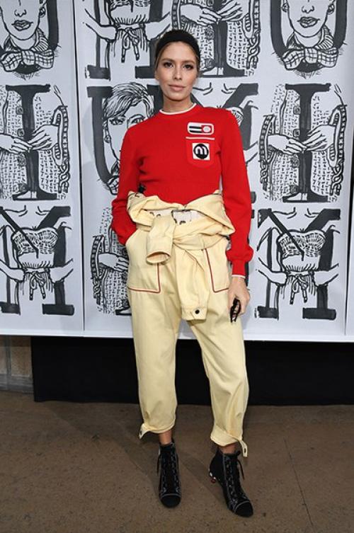 Неделя моды в Париже: Елена перминова, Кайя Гербер, эль фаннинг, джорджия Мэй джаггер и другие на показе Miu Miu. 03