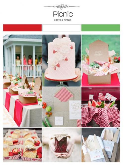 Свадьба - пикник в стиле ретро. 01