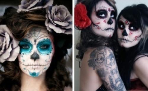 Как сделать макияж на Хэллоуин в домашних условиях. 02