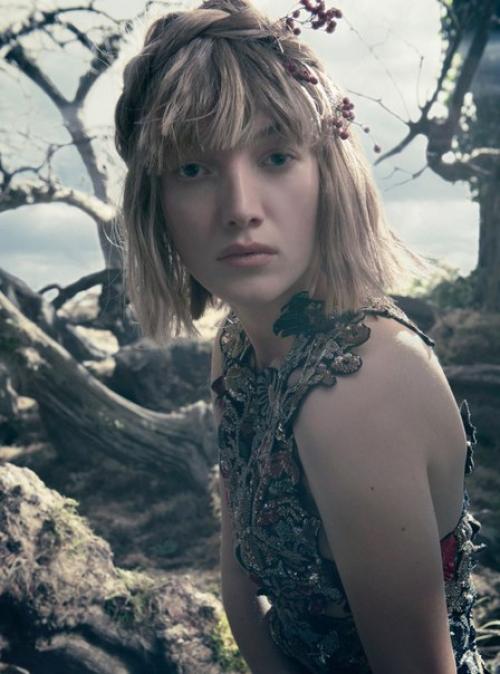 Where The Wild Thyme Blows: Лу шуф в фотосессии регана Кэмерона для Harper's Bazaar UK May 2016. 02