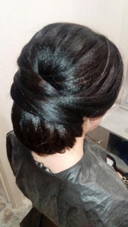 Все виды причёсок: свадебные, вечерние, укладки. 05