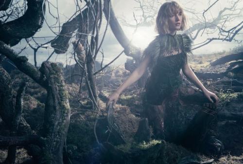 Where The Wild Thyme Blows: Лу шуф в фотосессии регана Кэмерона для Harper's Bazaar UK May 2016. 09