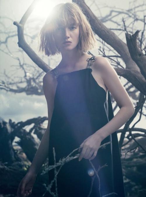 Where The Wild Thyme Blows: Лу шуф в фотосессии регана Кэмерона для Harper's Bazaar UK May 2016. 04