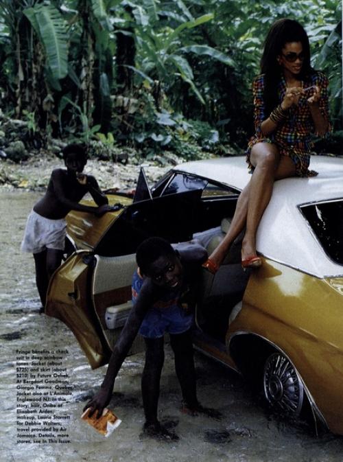 Tropical Punch. Американский Vogue, апрель 1991 года. 06
