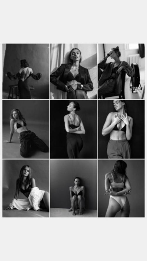 Подборка мудбордов для тех, кто не хочет париться по поводу образа, прически и макияжа. 01