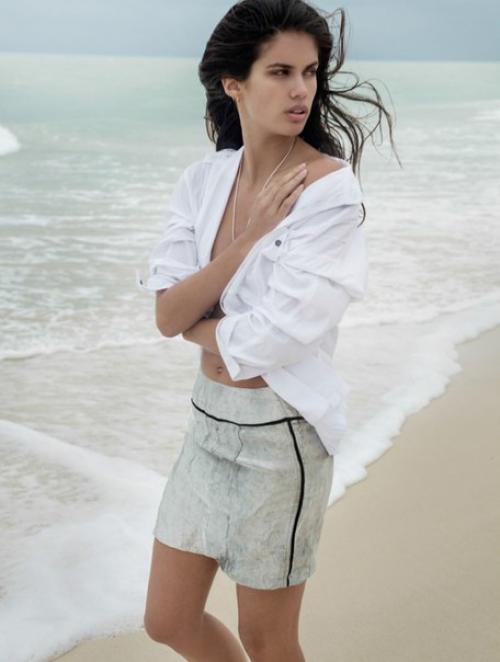 Iron Maiden: Сара сампайо в фотосессии Жиля бенсимона для Elle UK May 2016. 01