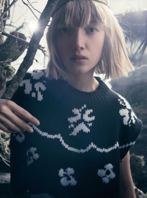 Where The Wild Thyme Blows: Лу шуф в фотосессии регана Кэмерона для Harper's Bazaar UK May 2016. 06