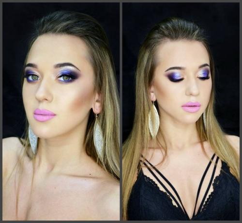 Окрашивание и коррекция бровей, макияж, причёски. 04