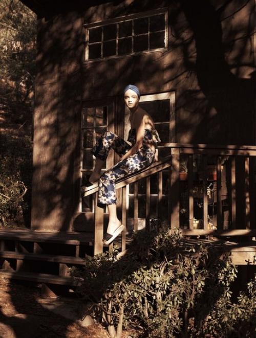 Suddenly Last Summer: Гинта лапиня в фотосессии Яна вэлтерса для Elle UK May 2017 Elle International. 05