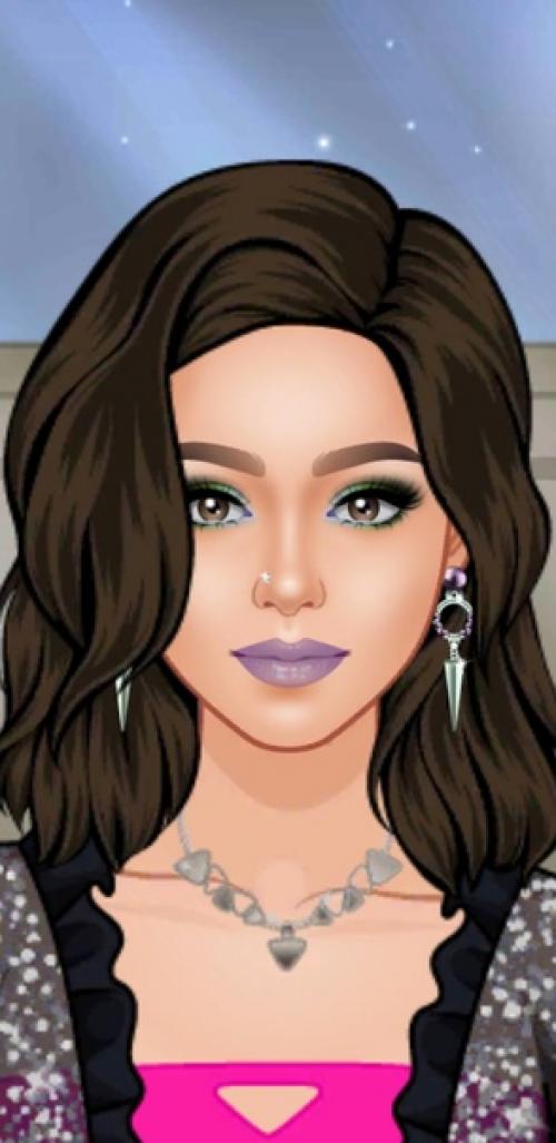 Я снова поиграла с любимым приложением, в котором можно выбирать одежду и комбинировать её между собой, создавая свой любимый образ. 03