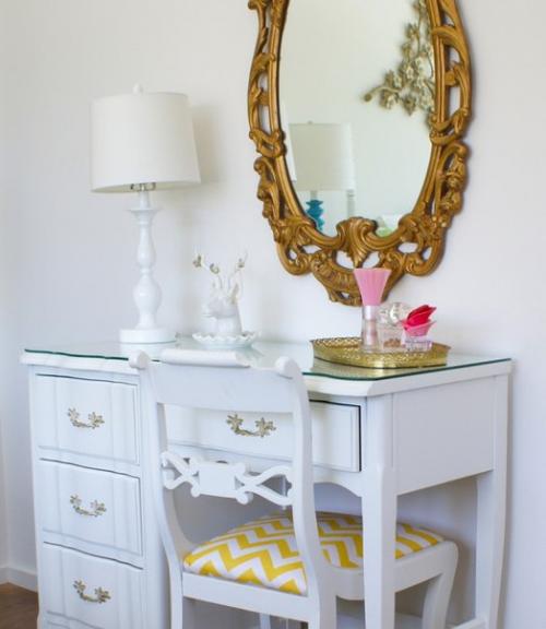 Где и как обустроить туалетный столик в маленькой спальне. 01 Где и как обустроить туалетный столик в маленькой спальне. 01