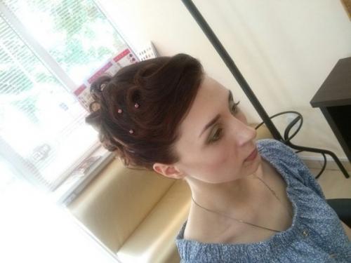 Сделаю свадебную, вечернюю а так же прическу квыпускному и макияж на ваш выбор по очень низкой цене! 04