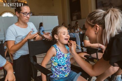 29-30 Июня команда стилистов - визажистов Tash Visage работала на международной детской неделе моды в Сочи. 04