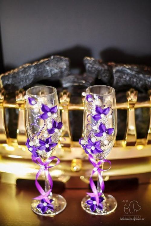 Зачем молодоженам свадебные бокалы для торжества: 05