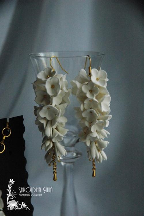 Кулон и серьги из полимерной глины! 05 Кулон и серьги из полимерной глины! 05