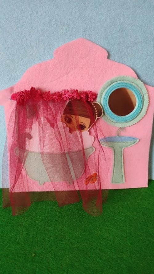 Первая часть готова ванной комнаты. 02