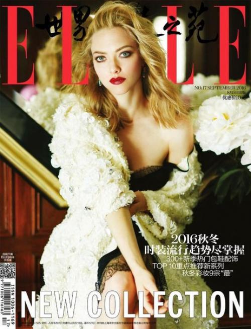 Аманда сейфрид в фотосессии фенга хая для Elle China September 2016. 09
