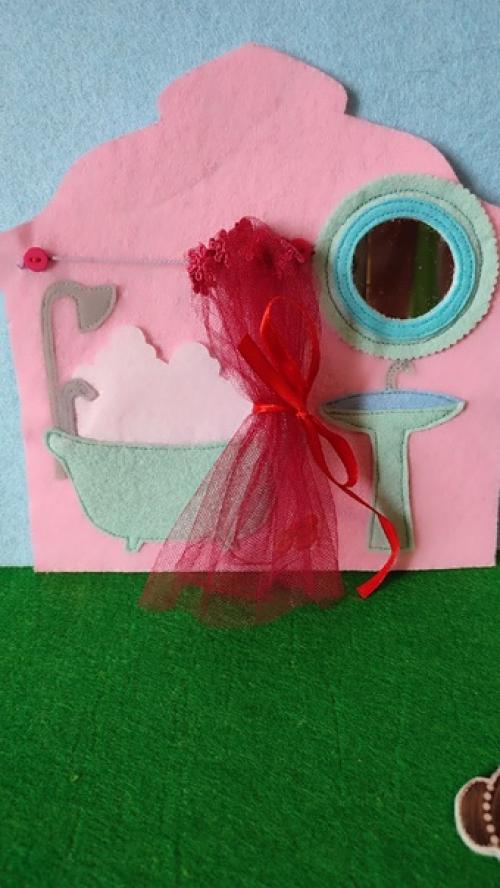 Первая часть готова ванной комнаты. 01